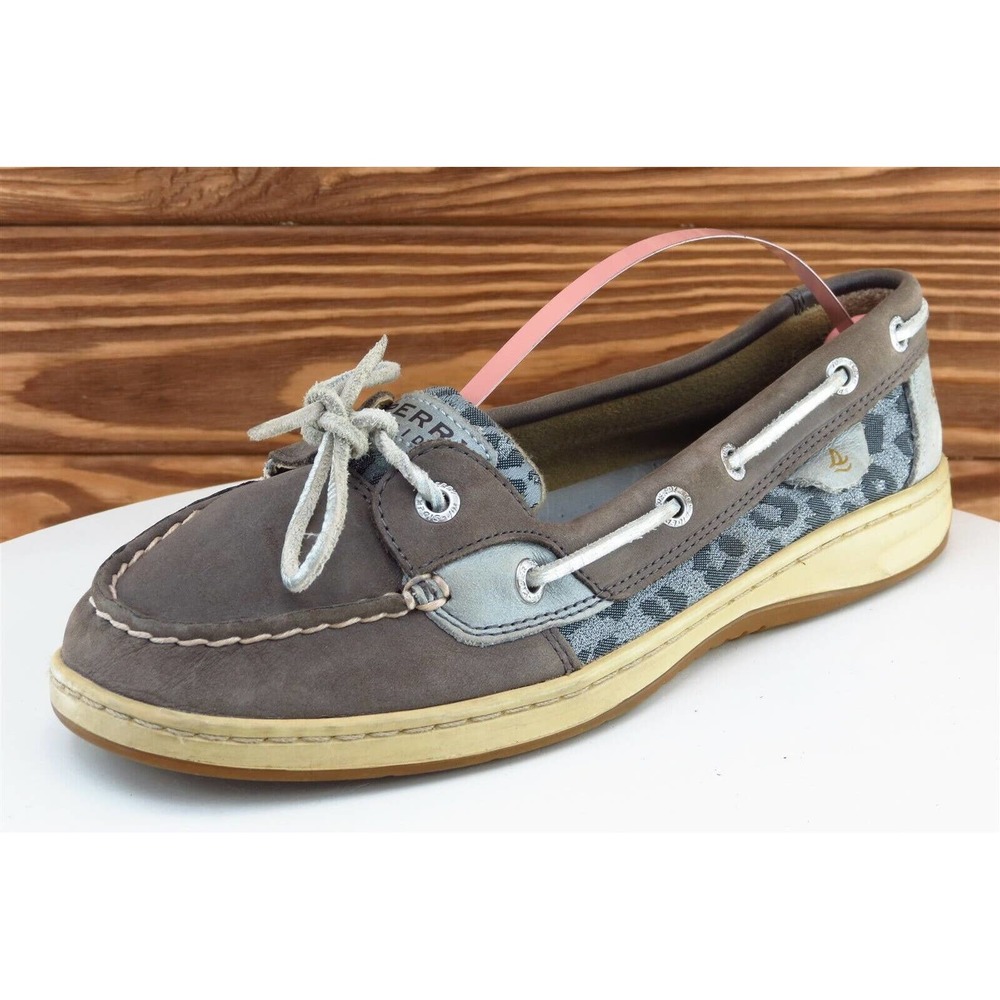 Sperry Top-Sider Women Size‎ 7.5 M Brown Boat Shoe Leather Sts90439